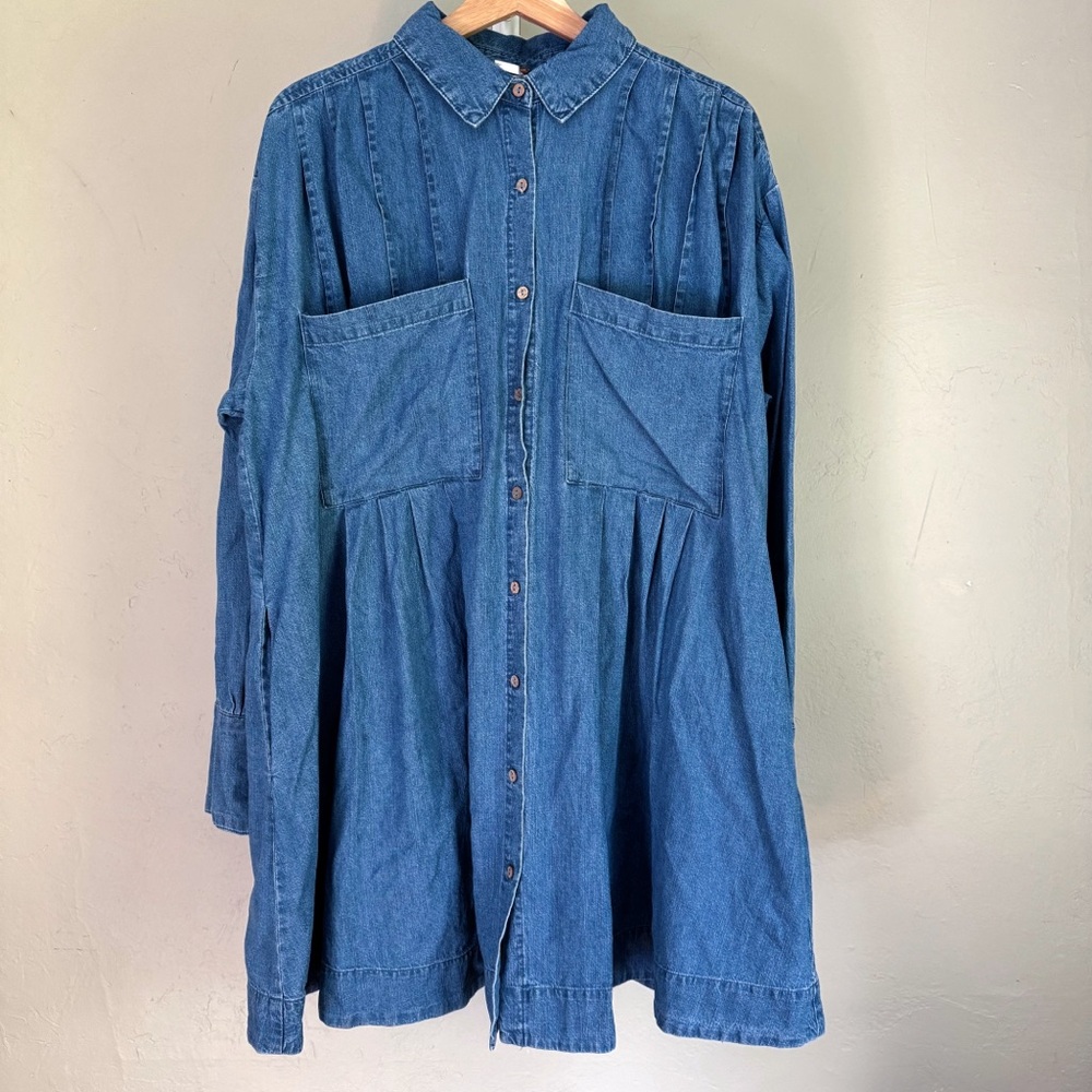 Free People The Denim Voyage Dress